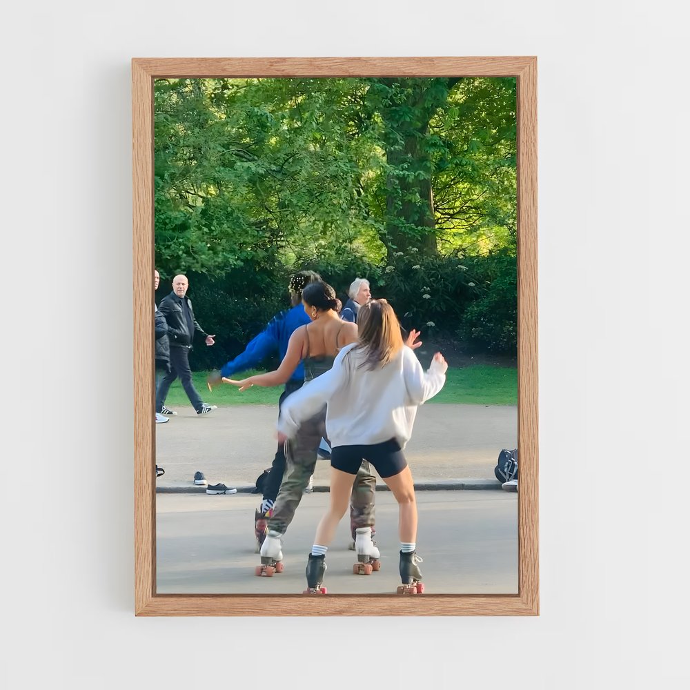 Poster Skaters en Folie – affiche Roller (vue 4)